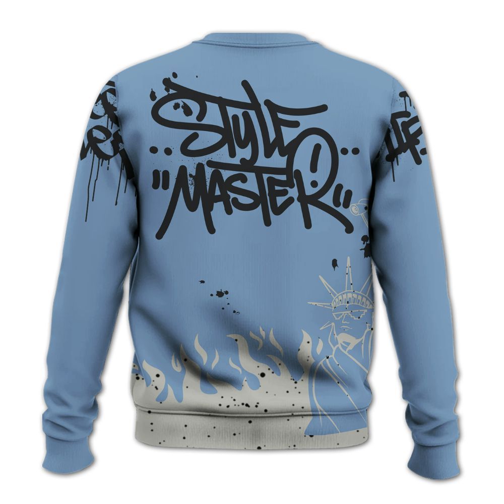 Sweatshirt To Match University Blue 4s - Graphic Fck Around Find Out All Over Print