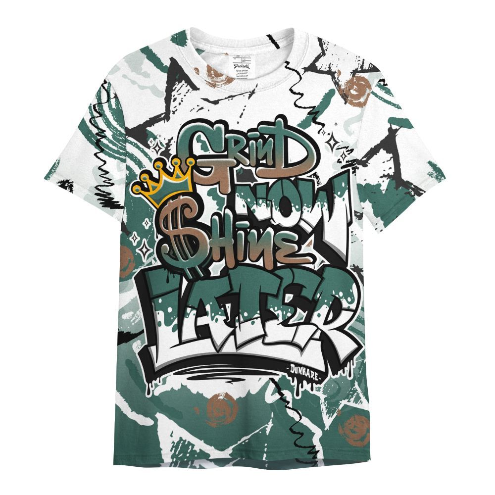 Shirt To Match Low OG Oxidized Green 1s - Grind Shine Later Drip All Over Print
