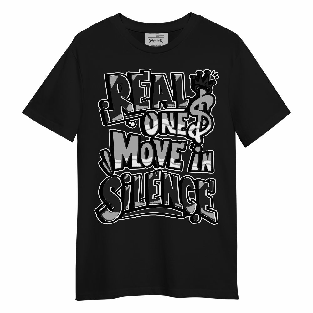 Shirt To Match NOCTA Black 2s - Ones Move In Silence Graphic Unisex Shirt