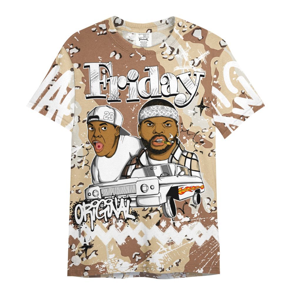 Shirt To Match Desert Camo 3s - Friday Sneaker Crayon All Over Print