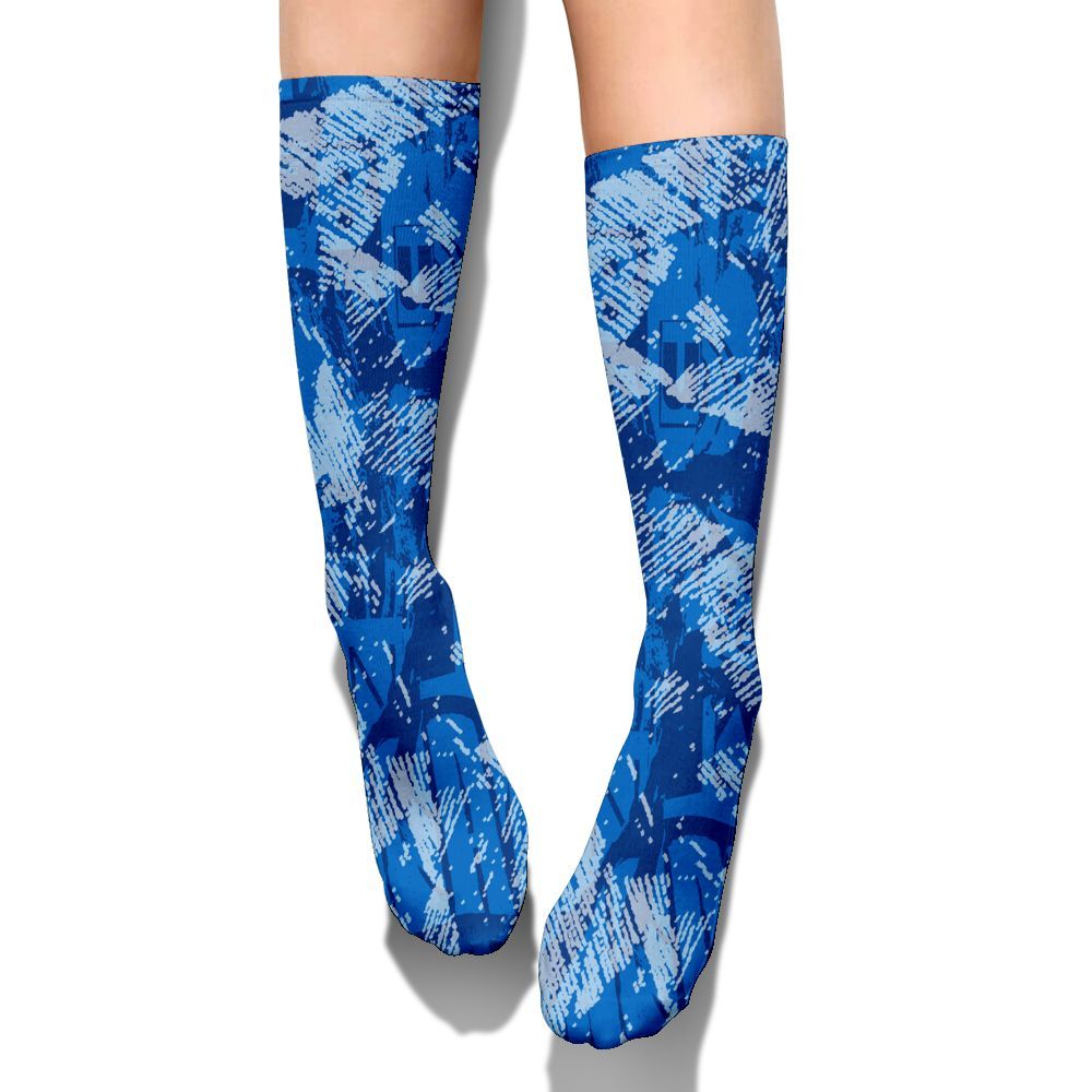 Sock To Match Blueberry 12s - Grunge Pattern Graphic