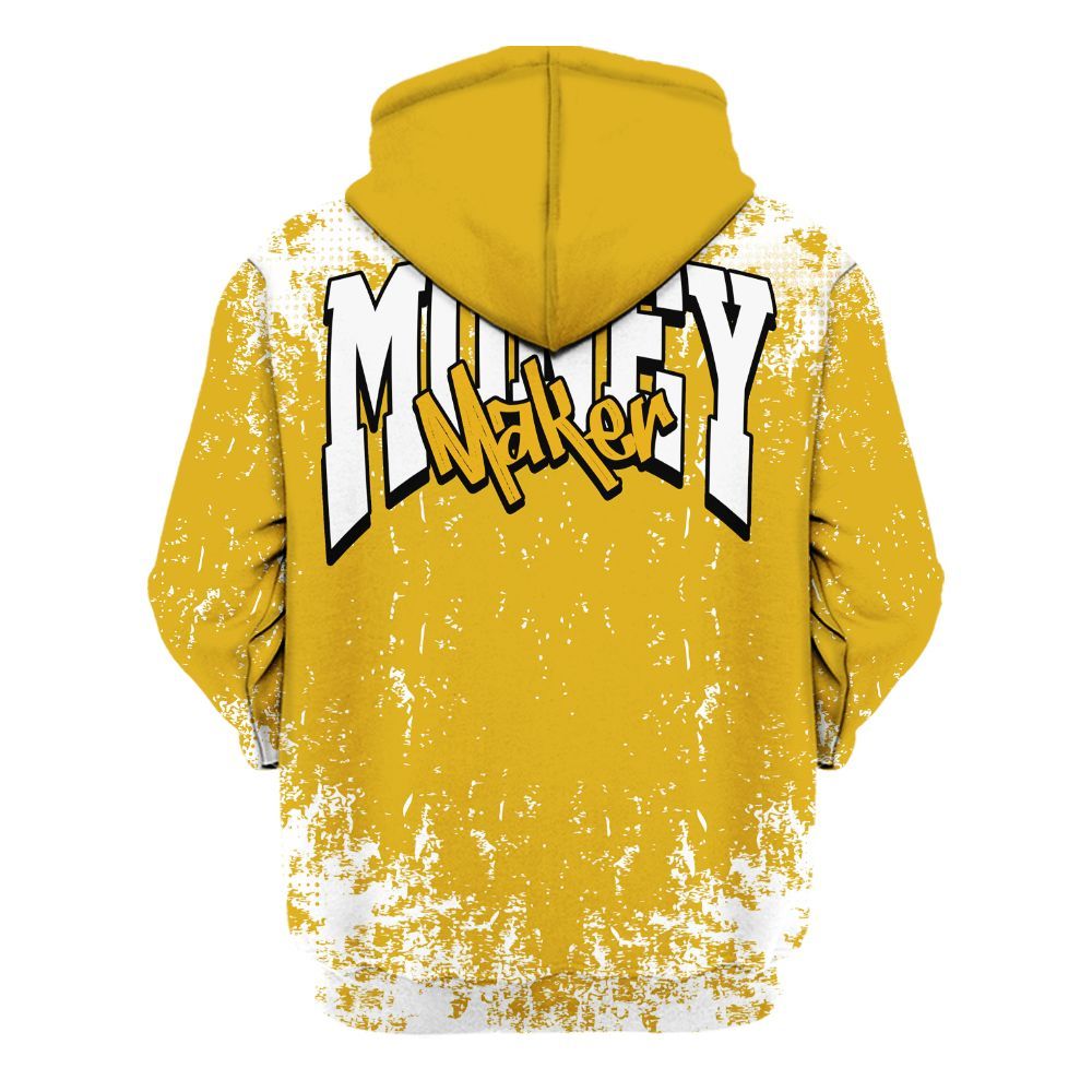 Hoodie To Match Vivid Sulfur 4s - Move In Silence Money Street Retro All Over Print