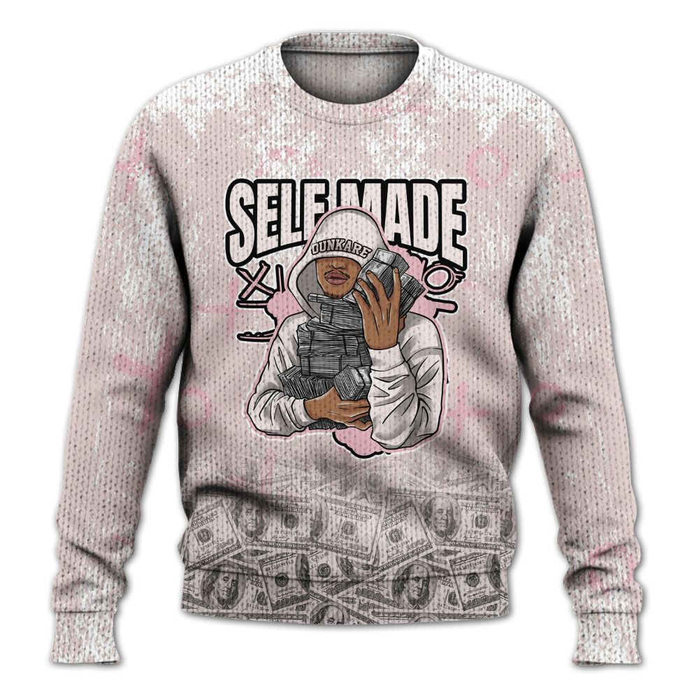 Knitted Sweater To Match Dunk Low KD 17 Aunt Pearl - Selfmade Unique Grunge