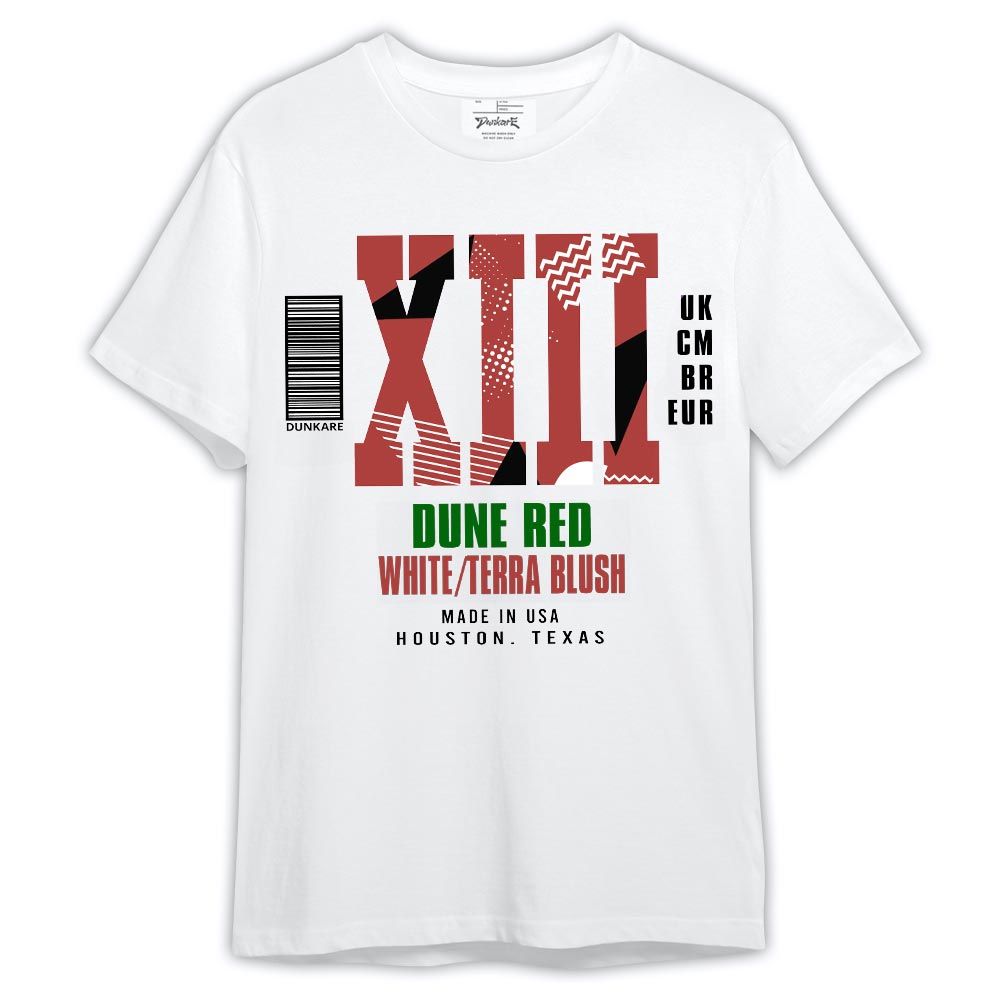 Shirt To Match Dune Red 13s - Global Label Sneaker Shirt Outfit 1805 NCT