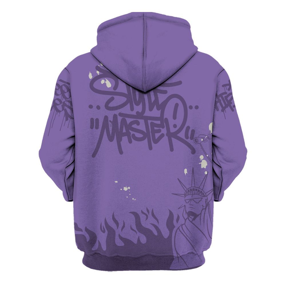 Hoodie To Match Dunk Low Black Raspberry - Graphic Fck Around Find Out All Over Print