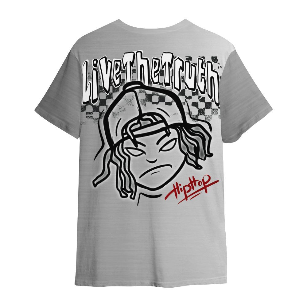 Shirt To Match Metallic Silver 14s - Feel Life Street Style All Over Print