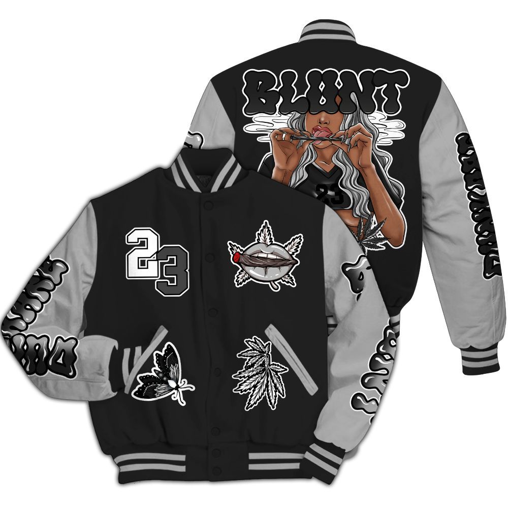 Varsity Jacket To Match NOCTA Black 2s - Bluntz Unique All Over Print