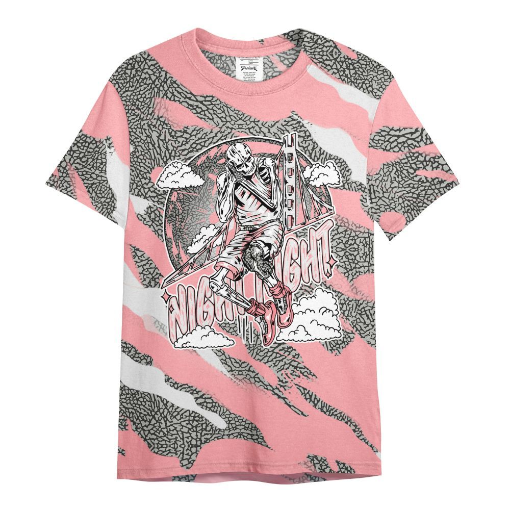 Shirt To Match Retro Wings 3s - Seeya Skeleton Colored All Over Print