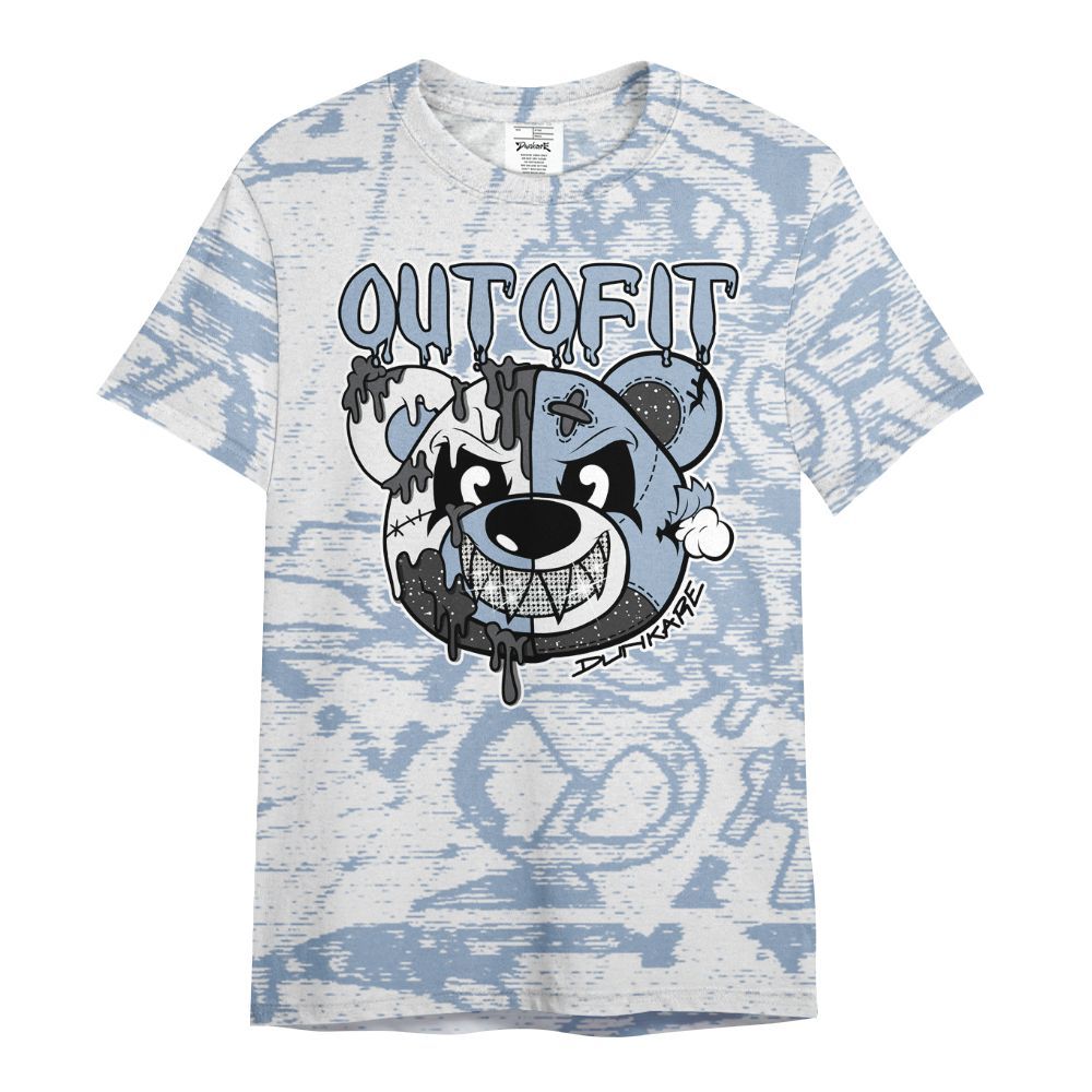 Shirt To Match Reverse Black White 6s - Out Of It Bear Avant-Garde All Over Print