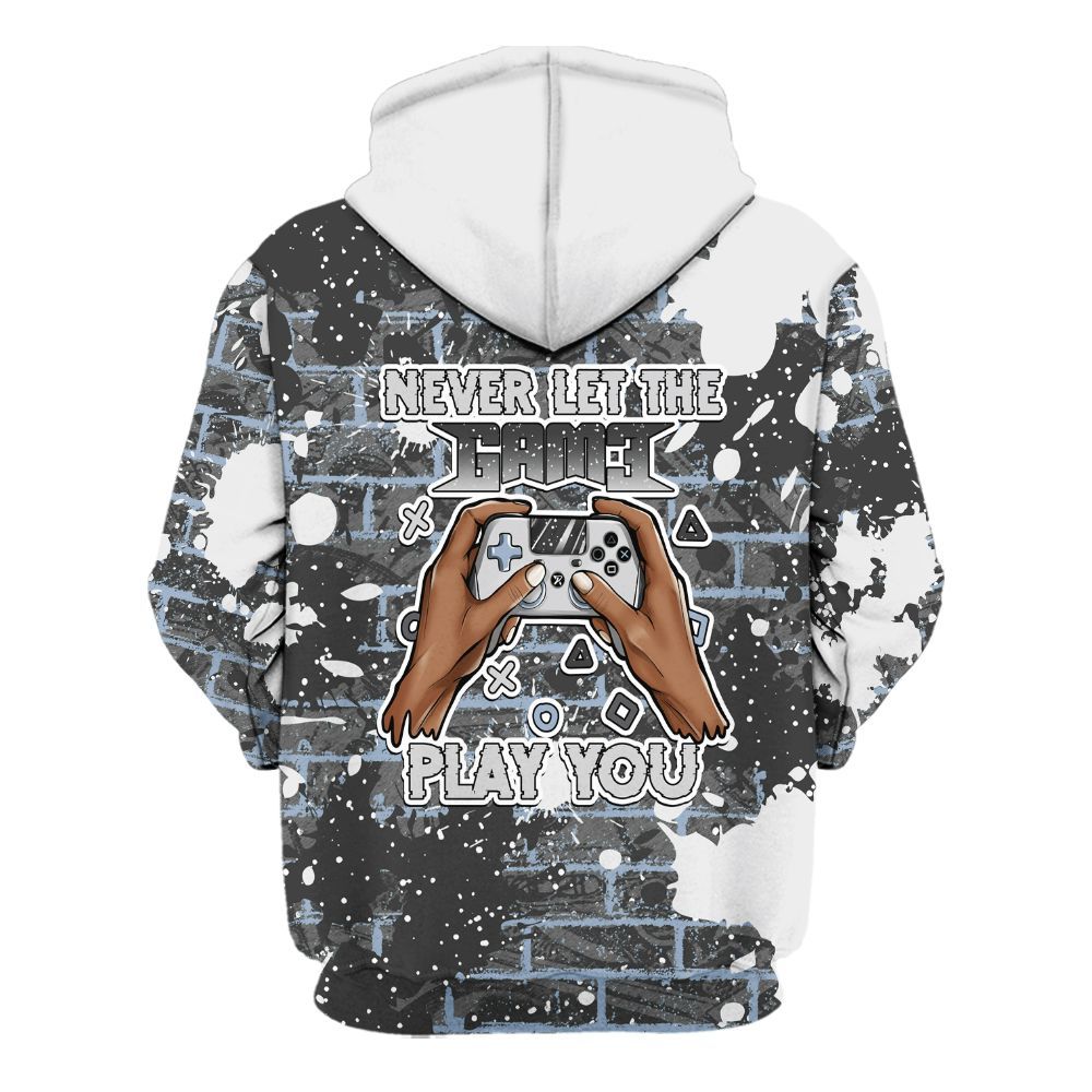 Hoodie To Match Reverse Black White 6s - PlayGame Human Brick All Over Print