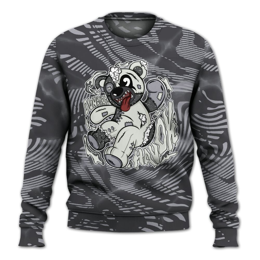 Sweatshirt To Match Fear 4s - Havok Bear All Over Print