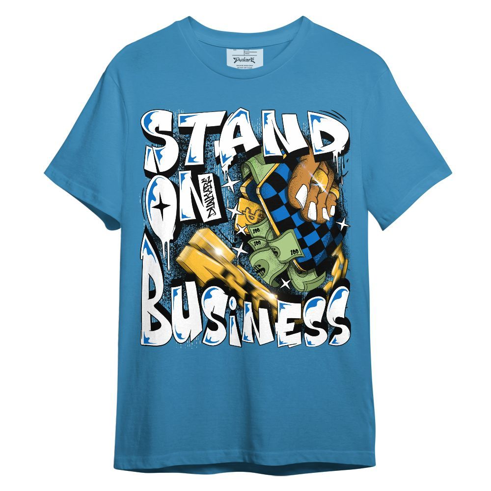 Shirt To Match Blueberry 12s - Stand Business Graffiti Money Graphic