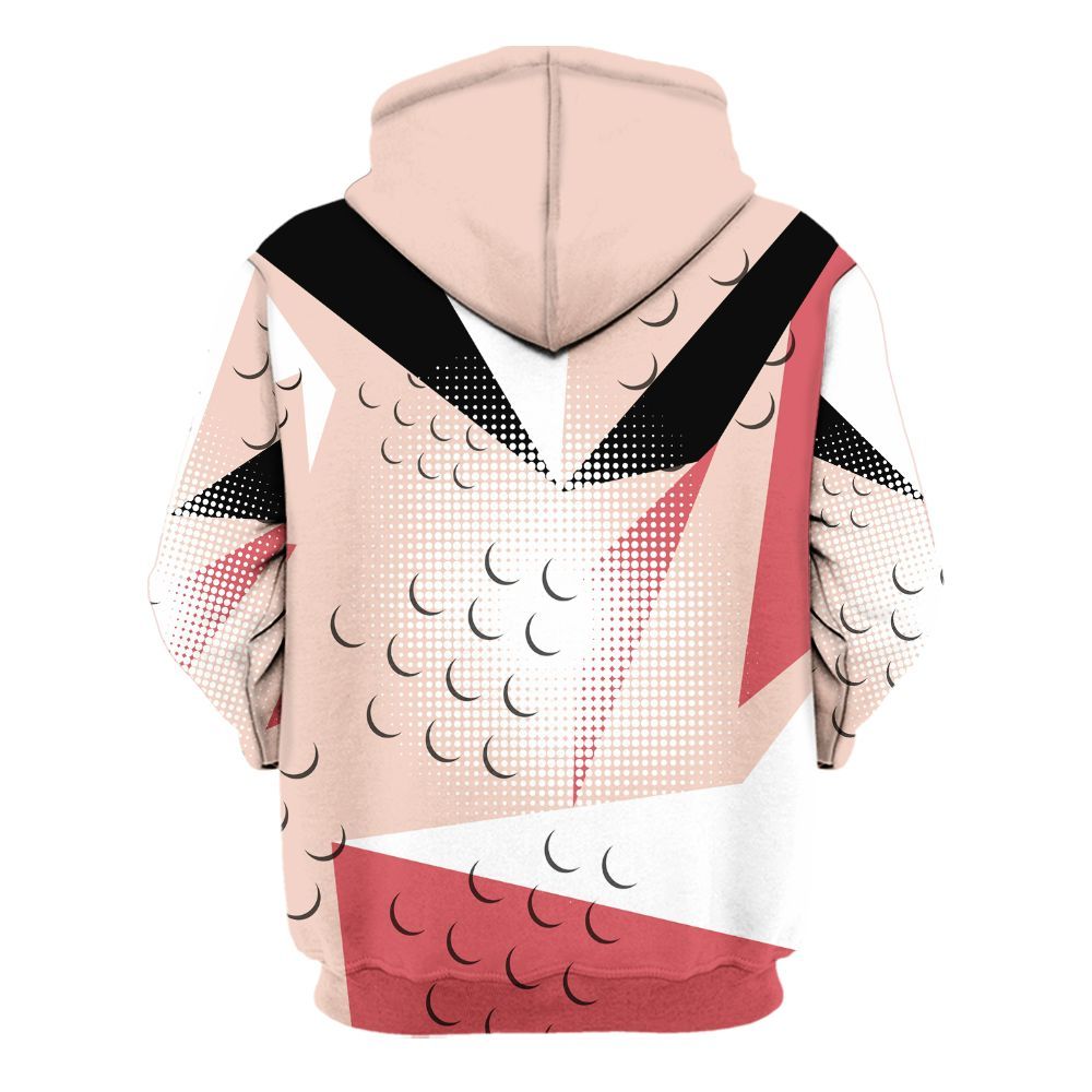 Hoodie To Match Washed Coral 2s Shirt, Poly Custom Name Number 23 5s All Over Print