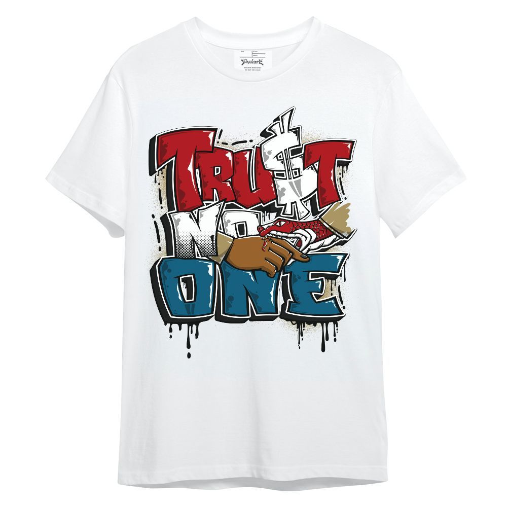 Shirt To Match OG Varsity Red 17s - Trust No One Drip Unisex Shirt