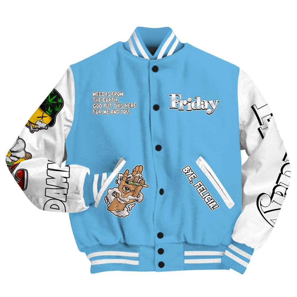 Varsity Jacket To Match Melo 12s Shirt, Friday Sneaker Stress Style All Over Print