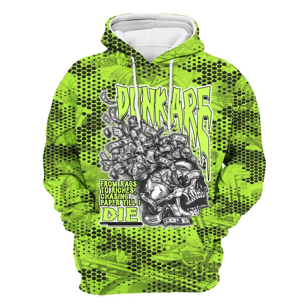 Hoodie To Match Air Force 1 Low Dance Volt - From Rags To Riches All Over Print