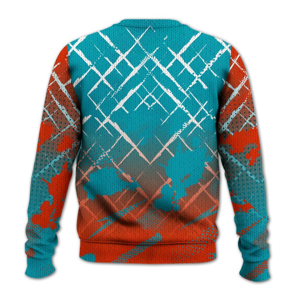 Knitted Sweater To Match Dunk Low KD 17 N7 - Halftone Stand Business Dripping