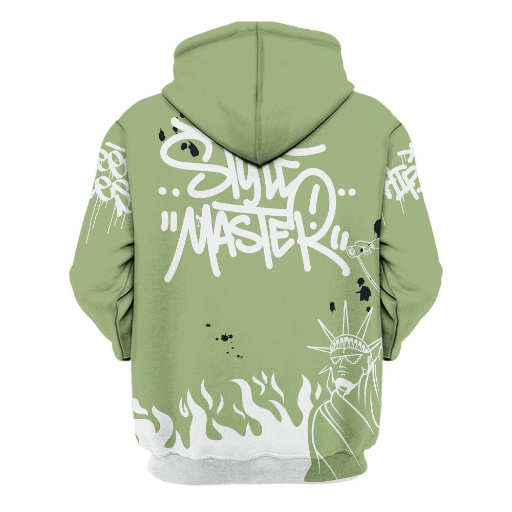 Hoodie To Match Oil Green 4s - Graphic Fck Around Find Out All Over Print