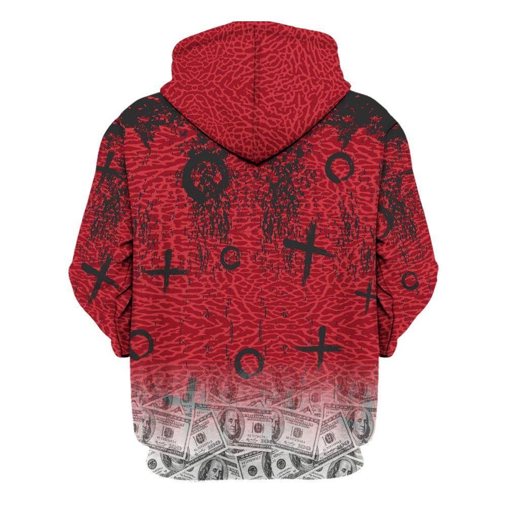 Hoodie To Match High OG Varsity Red 1s - Selfmade Unique Grunge All Over Print