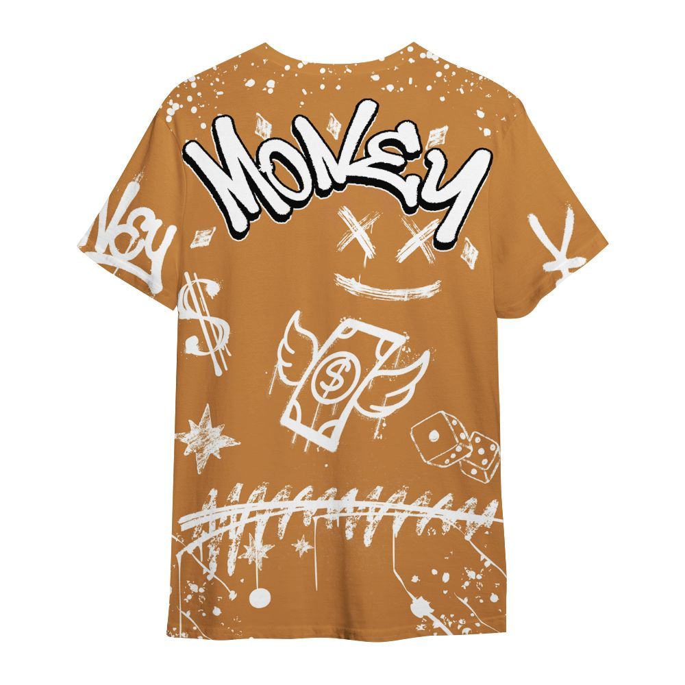 Shirt To Match Dunk Low Nature Wheat Suede - Everybody Paid In Full Crayon All Over Print