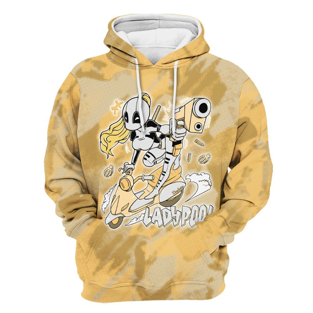 Hoodie To Match Craft Paris 6s - Lady Pool Cartoon Abstract Halftone All Over Print