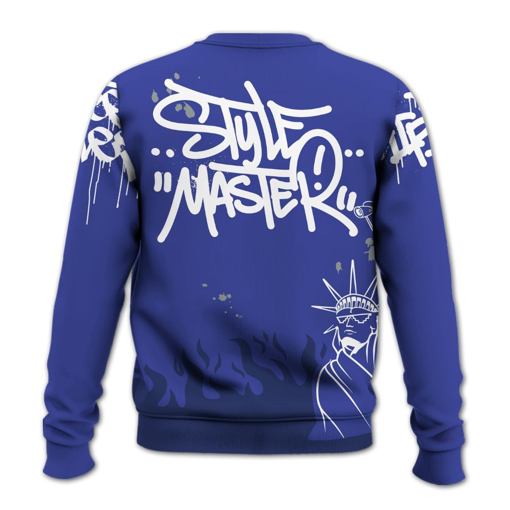 Sweatshirt To Match Shox TL Royal - Graphic Fck Around Find Out All Over Print