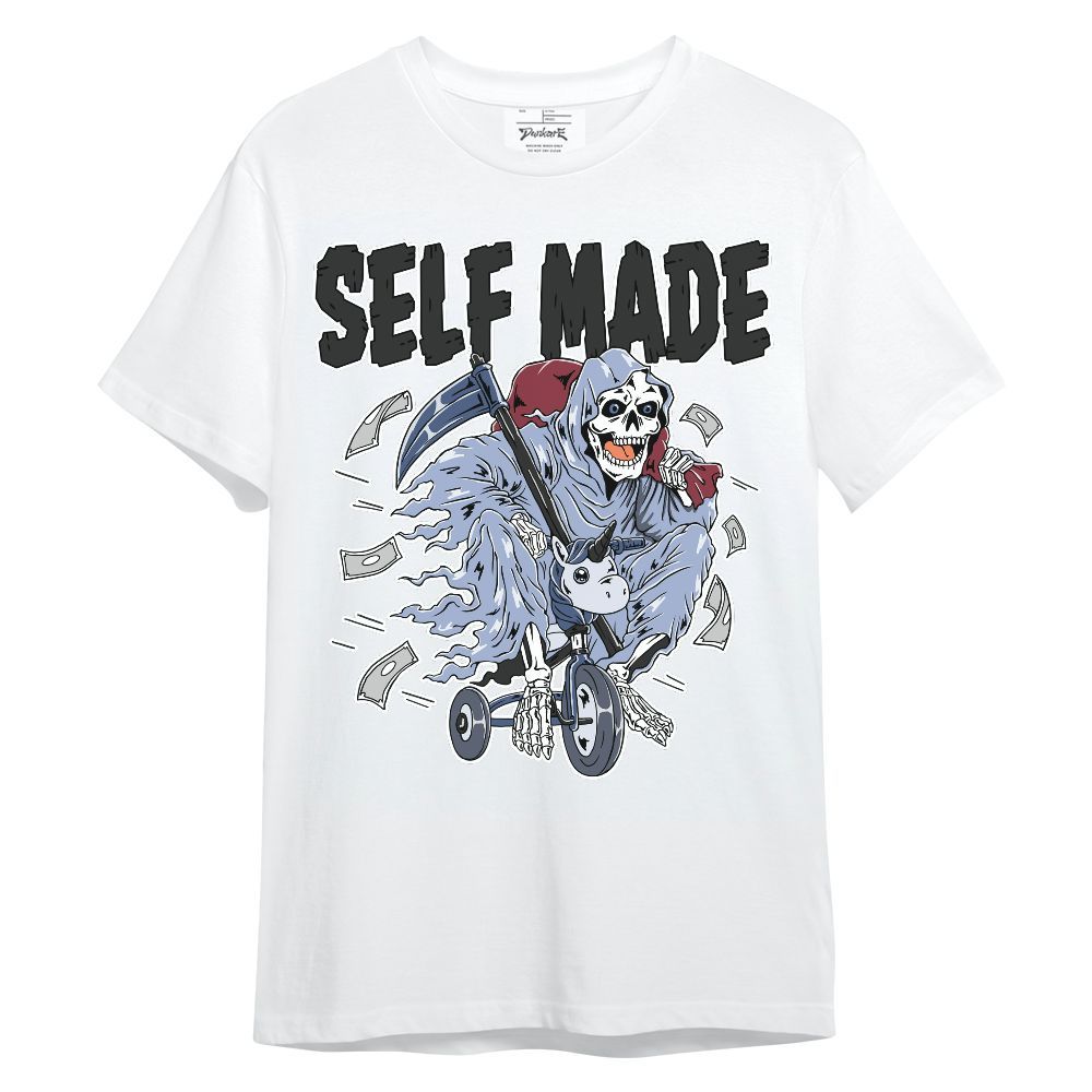 Shirt To Match Black Metallic 5s - Self Make Skeleton Unisex Shirt