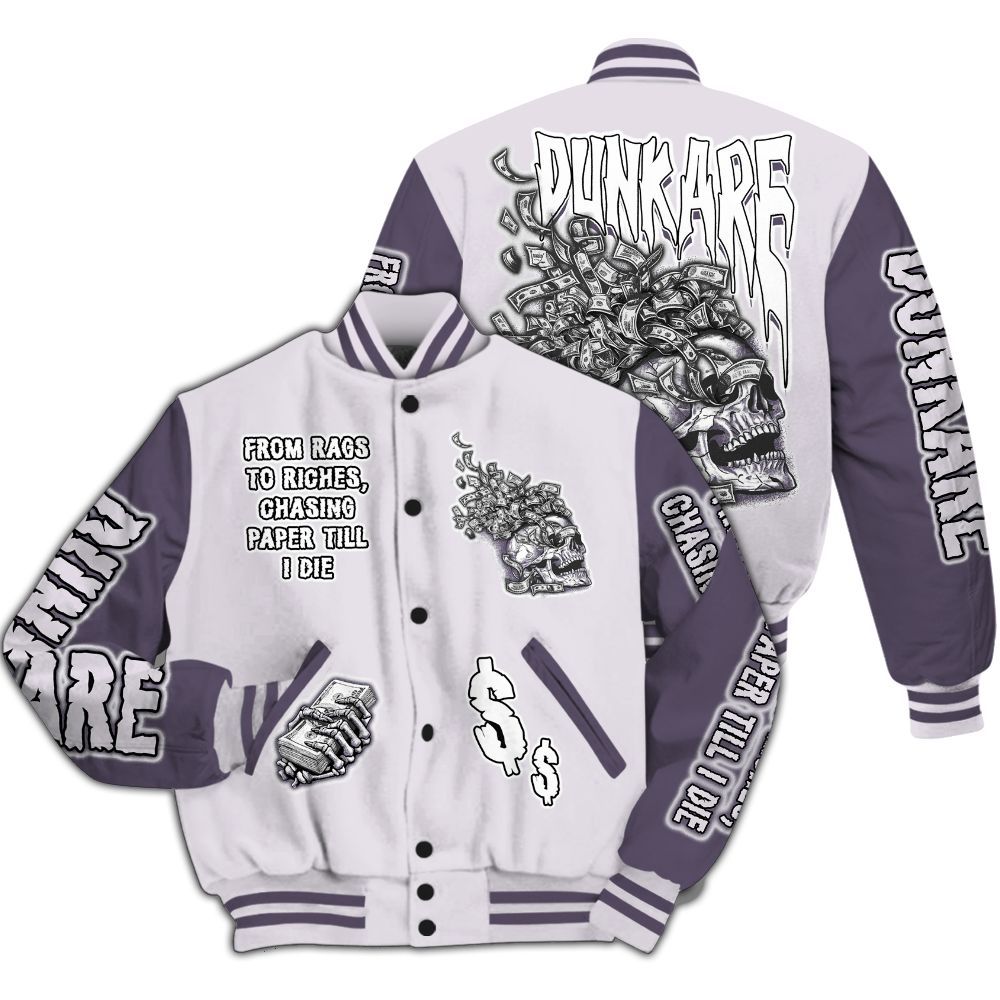 Varsity Jacket To Match Book 1 Lilac Bloom - From Rags To Riches All Over Print