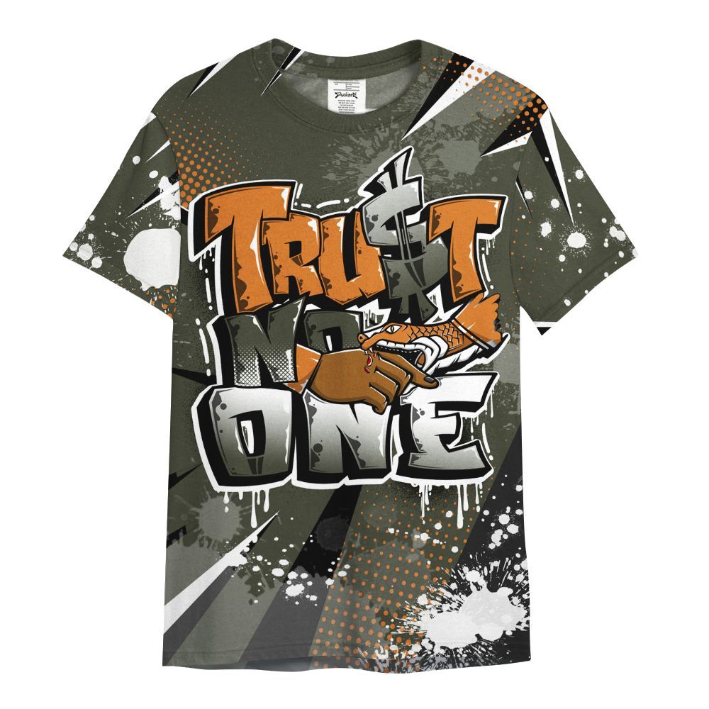 Shirt To Match Retro Undefeated 4s - Trust No One Dripping All Over Print