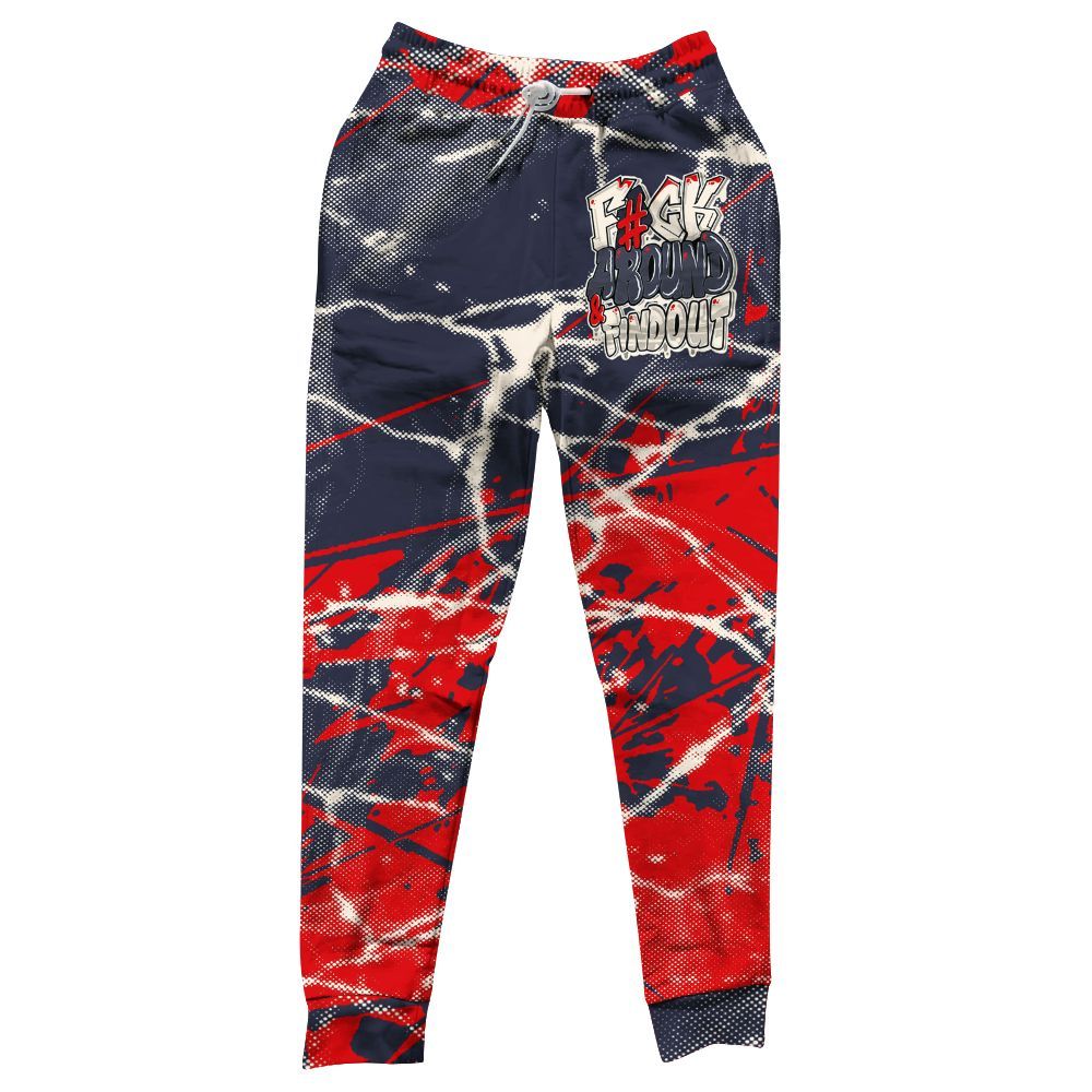 Sweatpant To Match Low OG Howard Bison 1s - F Around Find Out Graphic Profound All Over Print