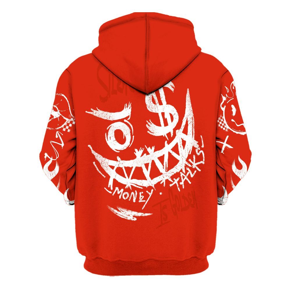 Hoodie To Match Retro Cherry 11s - Mouth Burning Street Style All Over Print