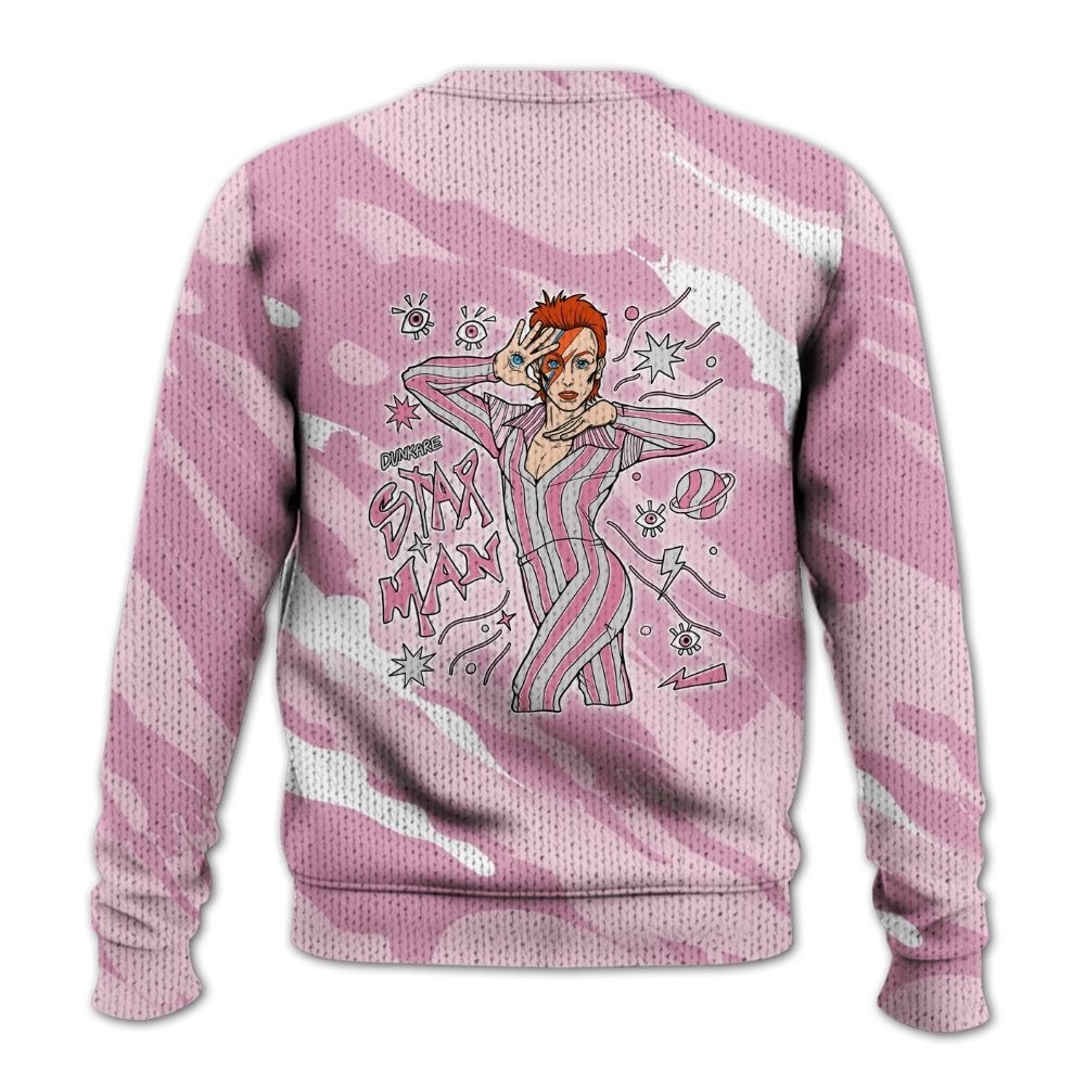 Knitted Sweater To Match Orchid 4s - Starmans Graphics Colored