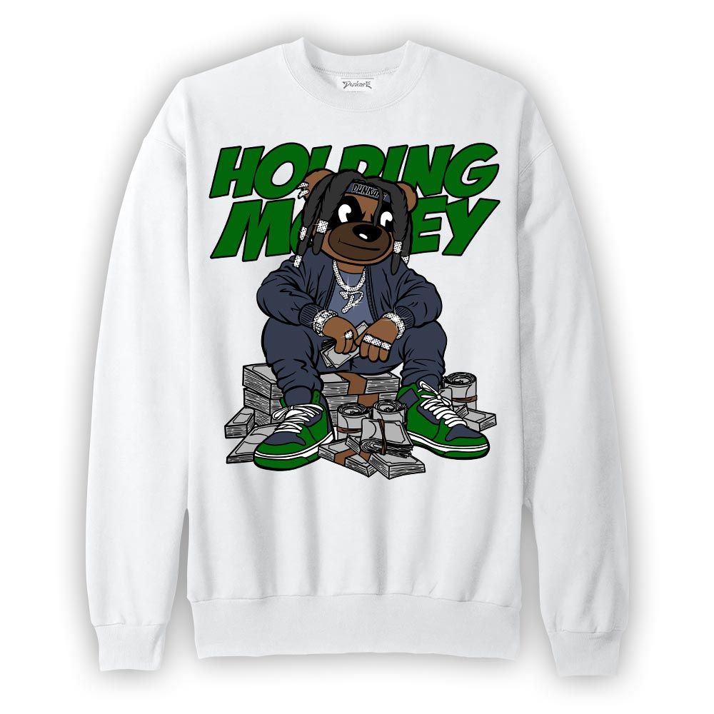 Sweatshirt To match Midnight Navy 13s Sweatshirt - Possessing Moneys Bear Graphic