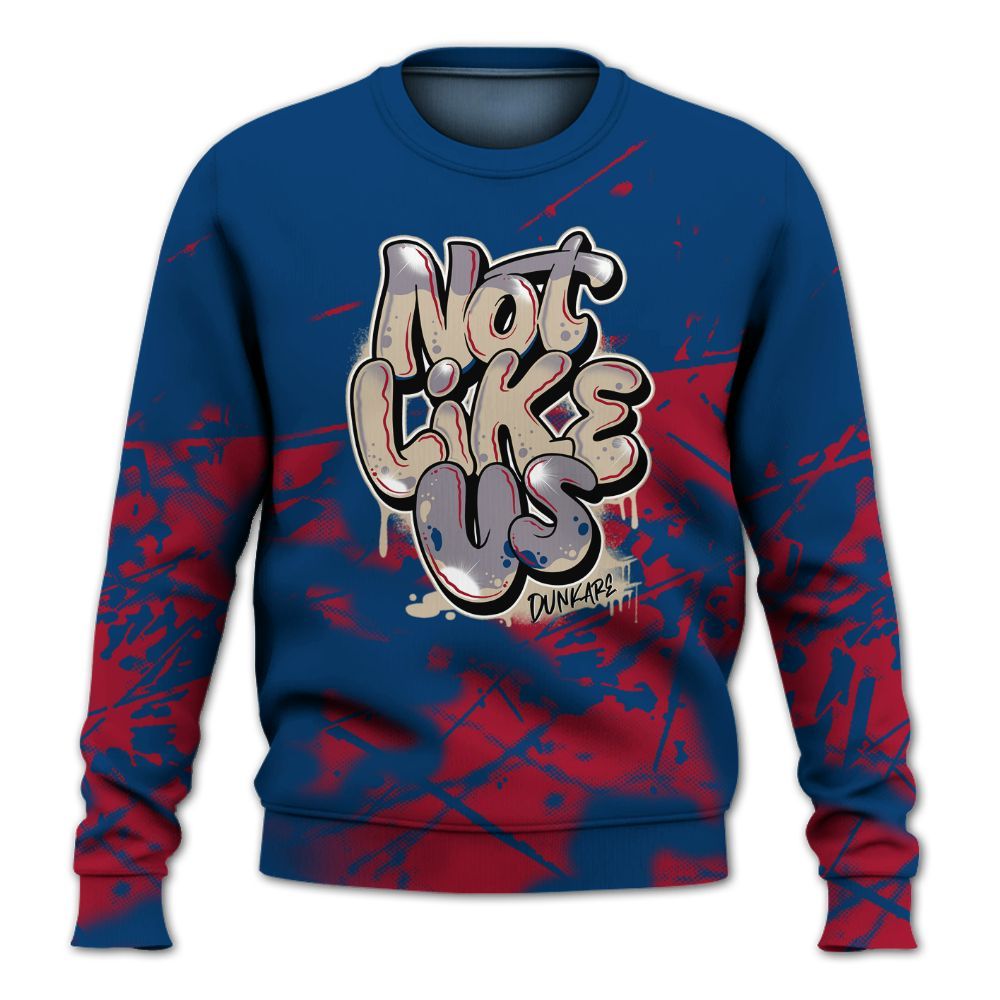 Sweatshirt To Match Rare Air 4s - None Like Us Graphic All Over Print