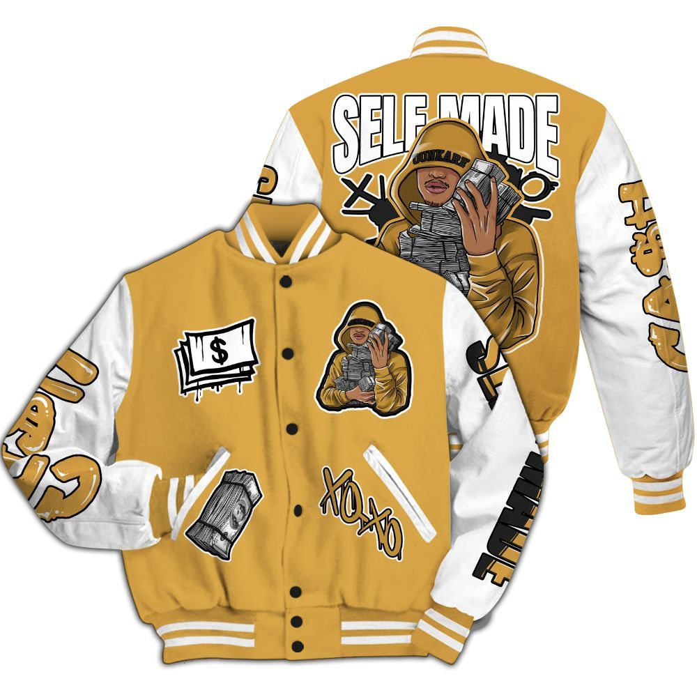 Varsity Jacket To Match Low OG Rookie Of The Year 1s - Selfmade All Over Print