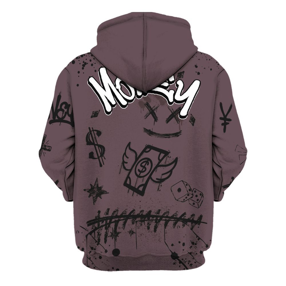 Hoodie To Match AMM Black 3s - Everybody Paid In Full Crayon All Over Print