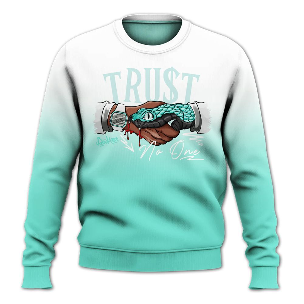 Sweatshirt To Match Retro Low Igloo 11s - Trust No One Drip All Over Print