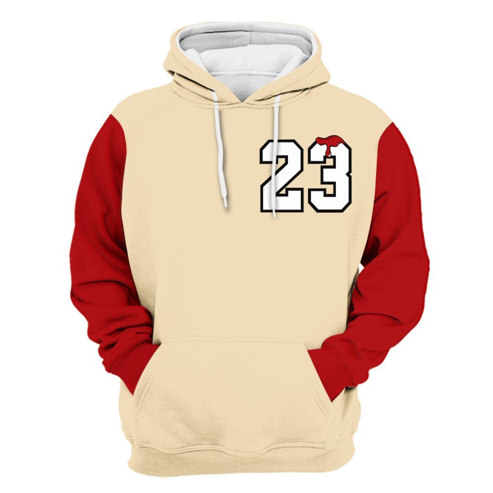Hoodie To Match Dunk Low Strawberry Waffle Varsity Jacket, Custom Name Number 23 Drip All Over Print