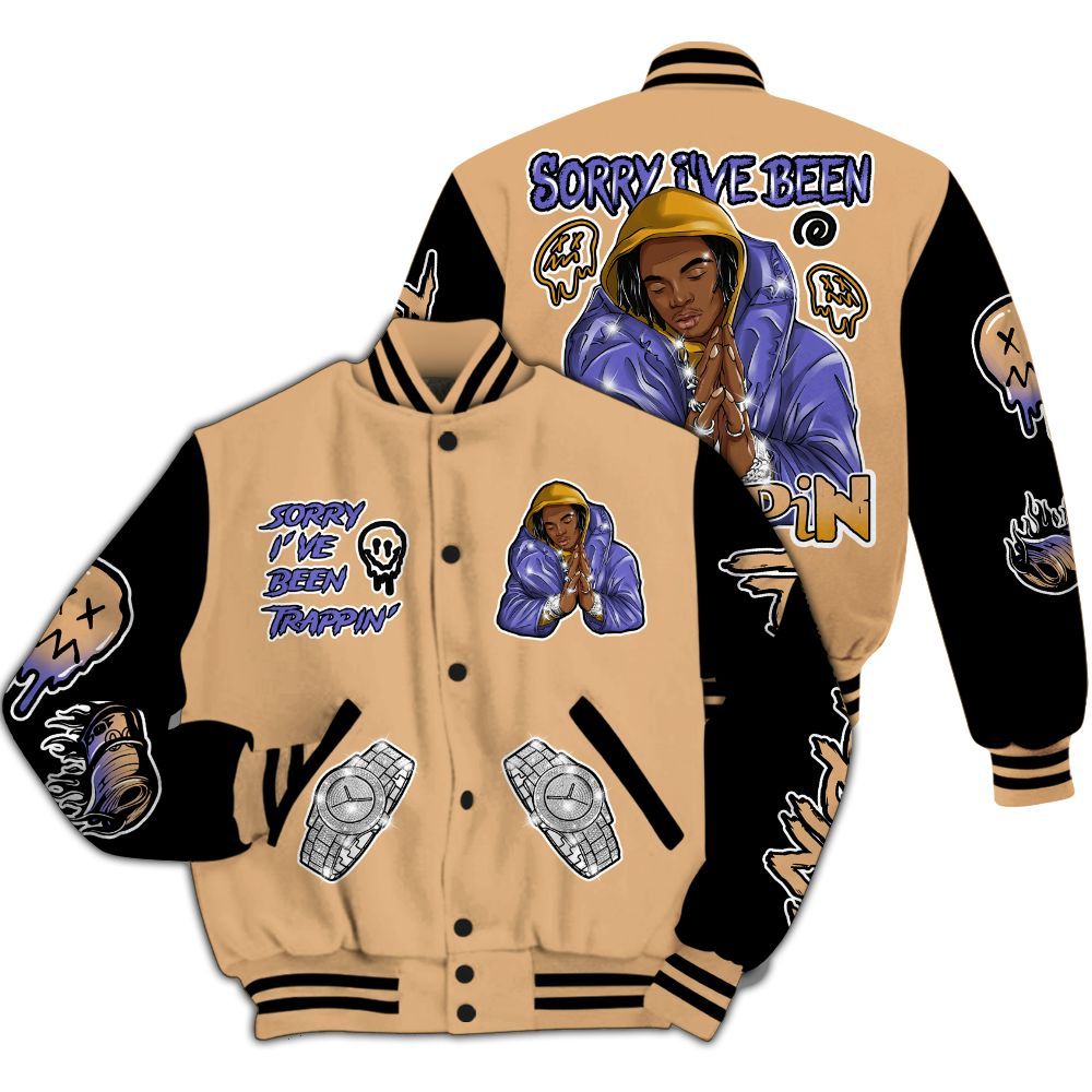 Varsity Jacket To Match SE Afrobeats 7s - Trappin' Unique All Over Print