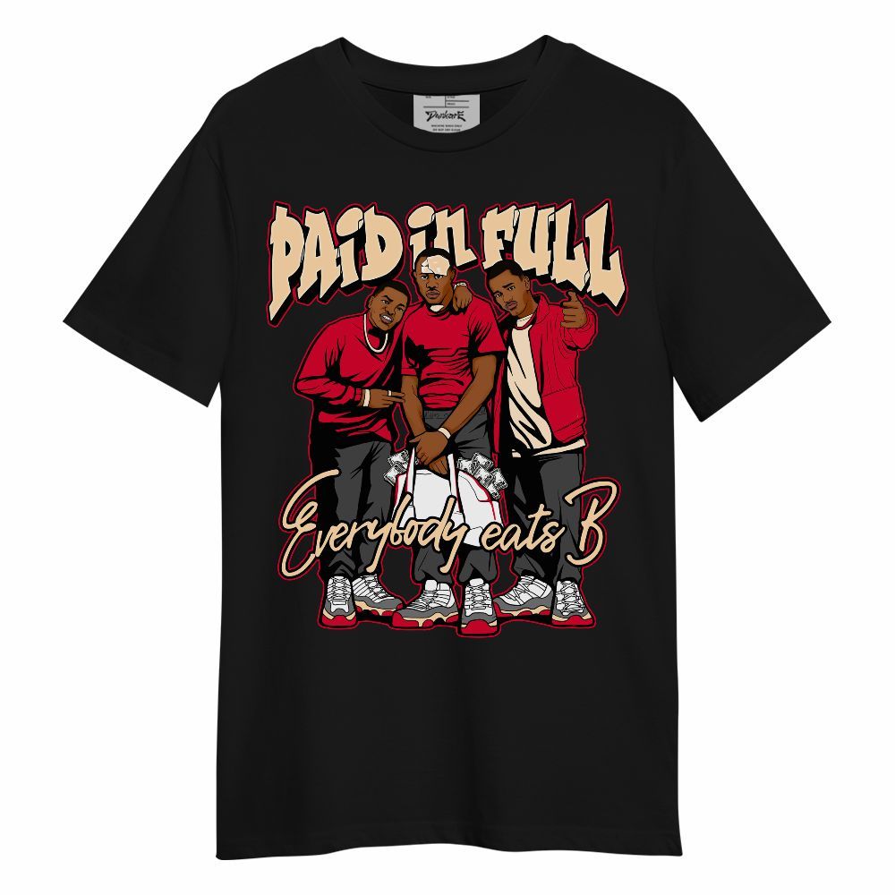 Shirt To Match Retro Pizza GS 4s - Paid In Full Money Graphic