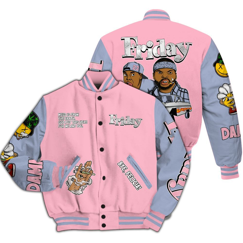 Varsity Jacket To Match Retro 35th Anniversary 5s - Friday Sneaker Stress Style All Over Print
