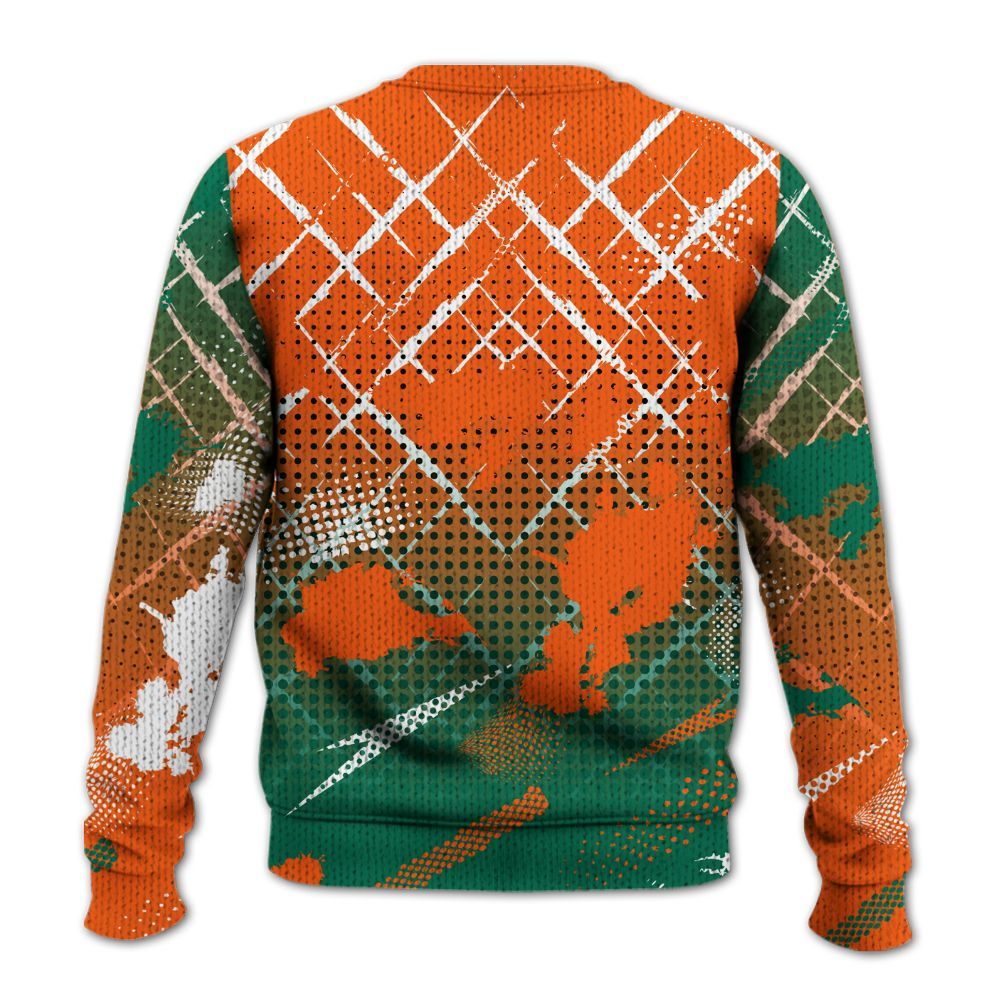 Sweater To Match SoleFly Sail Gorge Green 3s - Halftone Stand Business Dripping Graphic