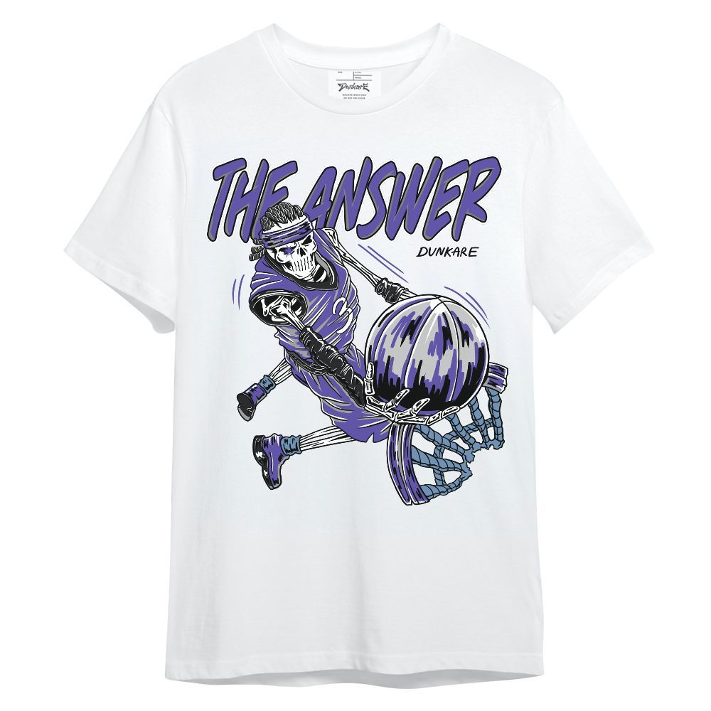 Shirt To Match Retro Concord 5s - The Answer Skeleton Unisex Shirt