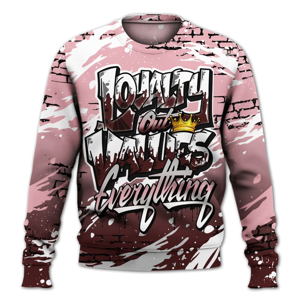 Sweatshirt To Match Air Max 90 Neapolitan 2025 - Values Of Loyalty Drip All Over Print