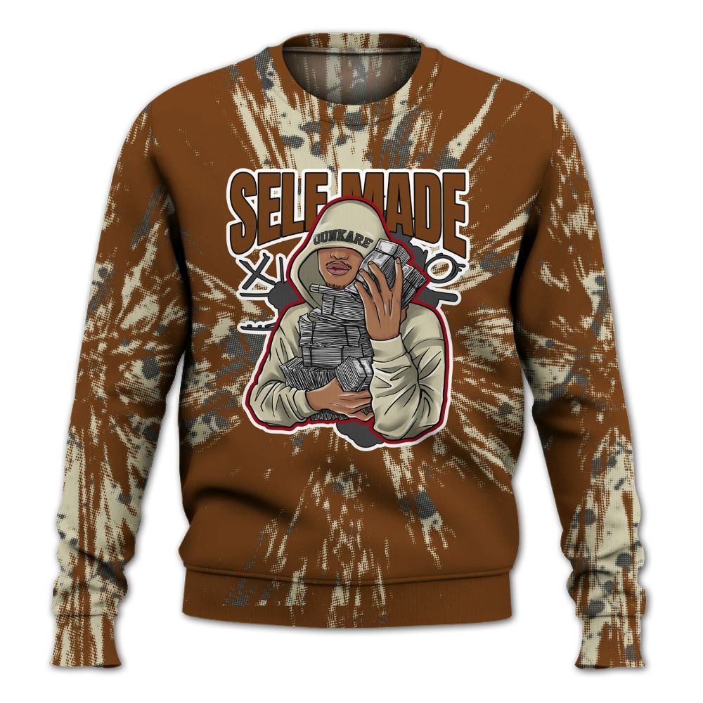 Sweatshirt To Match Archaeo Brown 5s - Selfmade Lux All Over Print