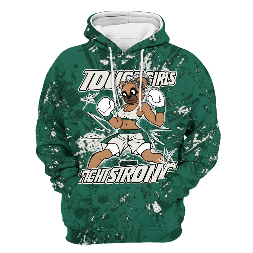Hoodie To Match Oxidized Green 4s - Gritty Girls Bear Luxury All Over Print