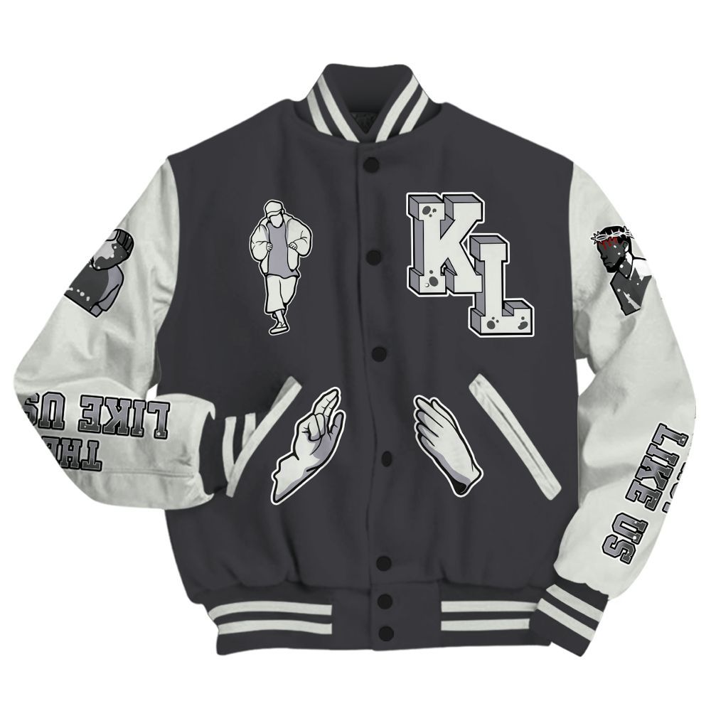 Varsity Jacket To Match Fear 4s - Dislike Us Graphic All Over Print