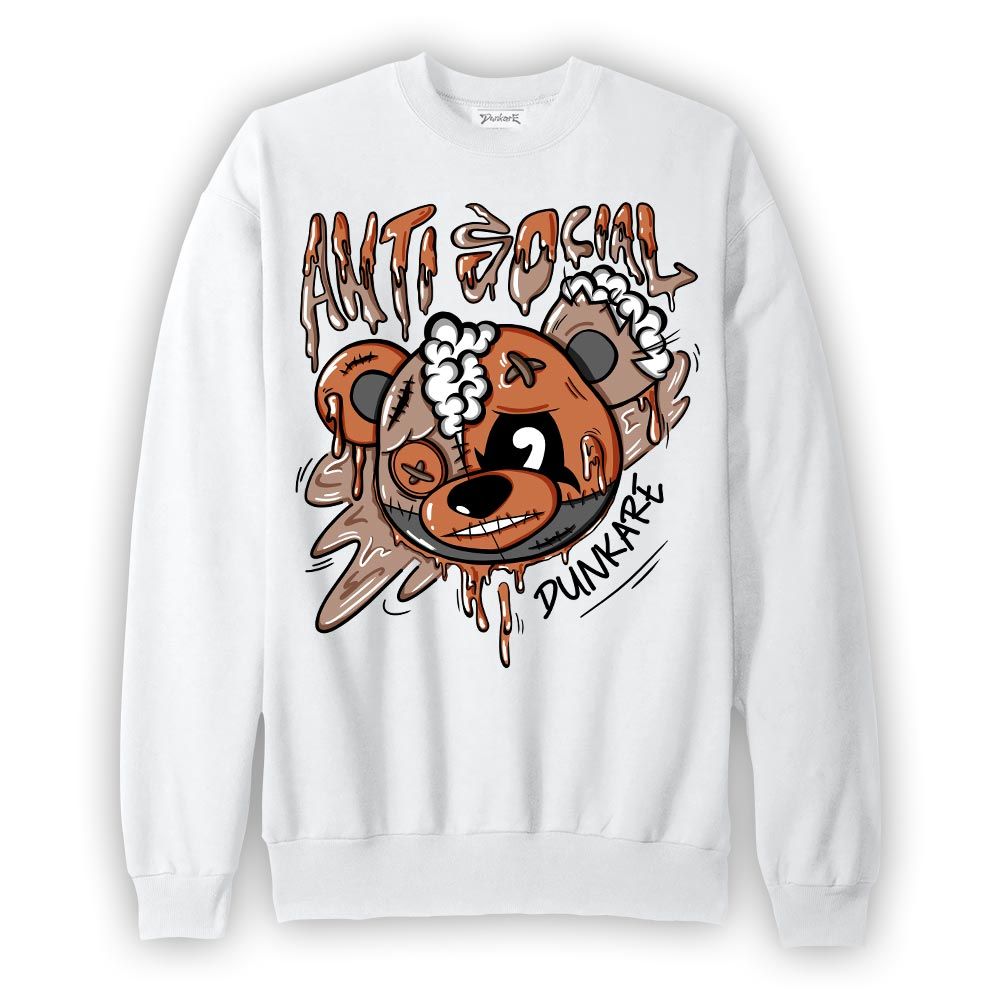 Sweatshirt To match OG Latte 1s Sweatshirt - Hate Social Bear Graphic