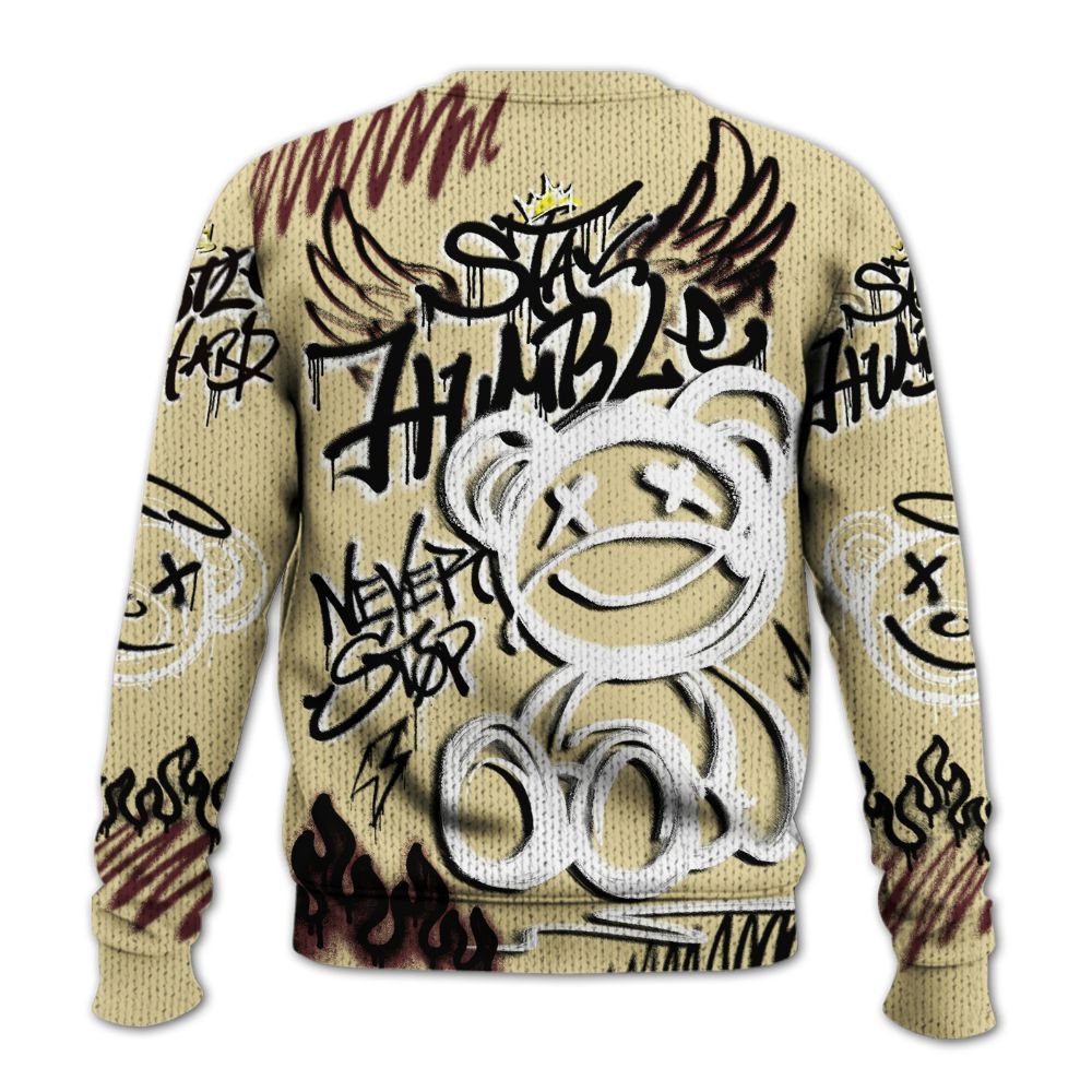 Knitted Sweater To Match Women Phantom 12s - Humble Drip Streetwear Graffity