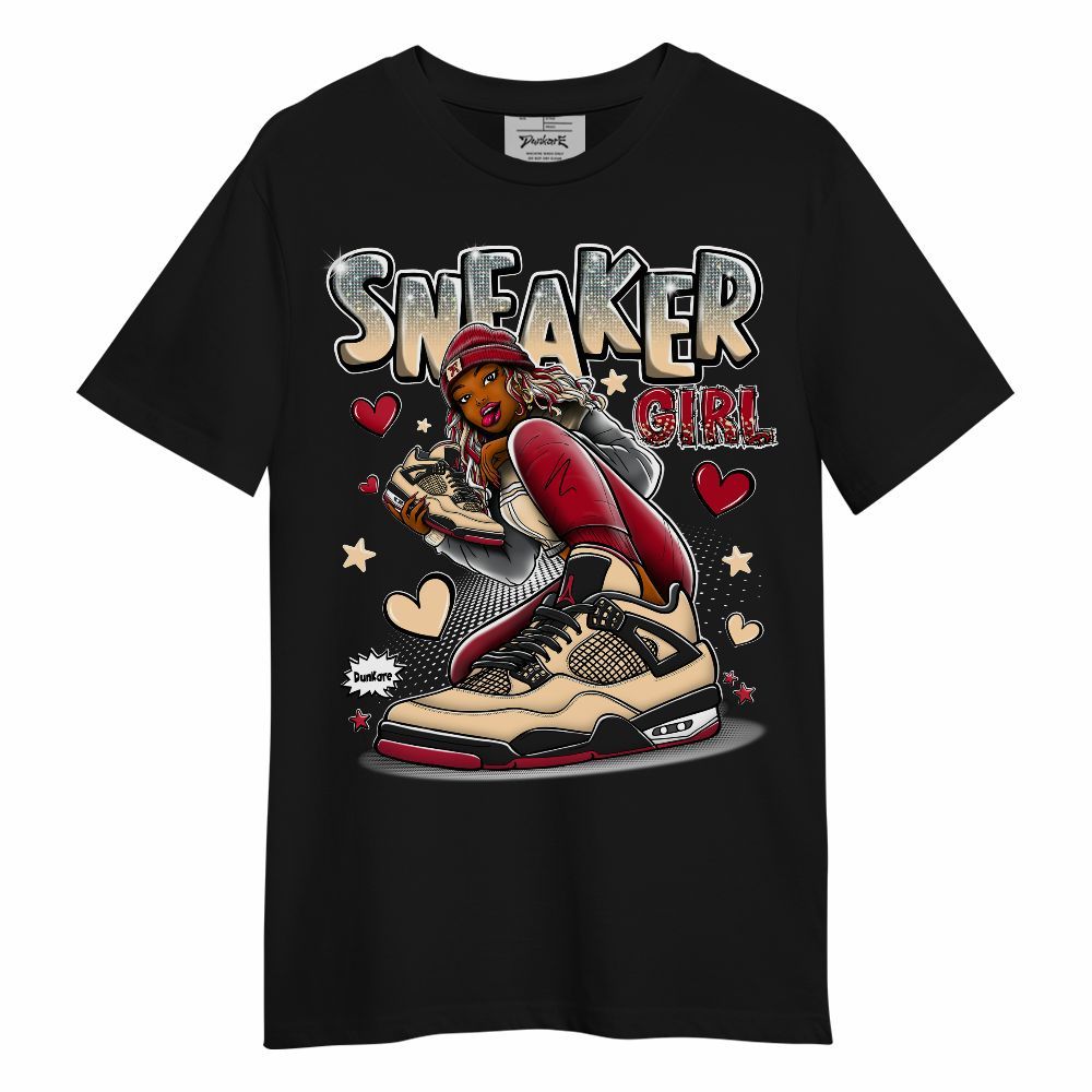 Shirt To Match Retro Pizza GS 4s - Sneaker Girl With Shoes Graphic